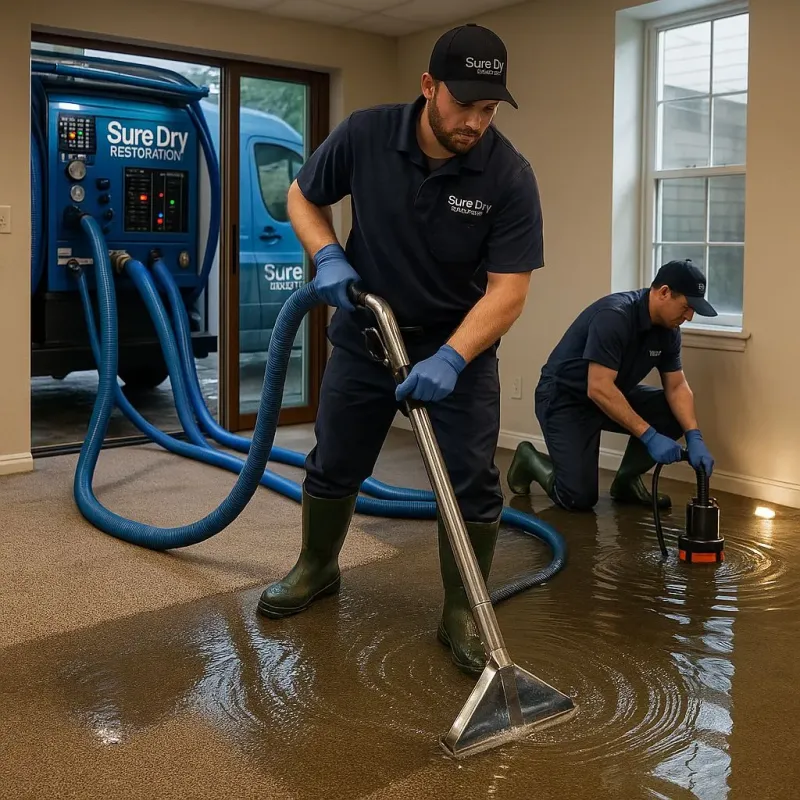 Water Extraction and Removal process in Springfield, VA